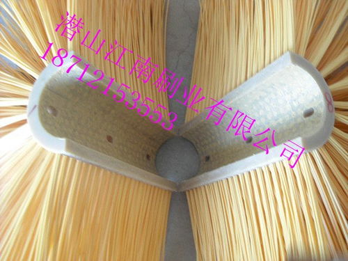 鋼板預處理組合毛刷 拋丸機組合毛刷輥 組合尼龍滾刷 潛山縣江南制刷廠 毛刷,鋼絲刷,皮帶刷